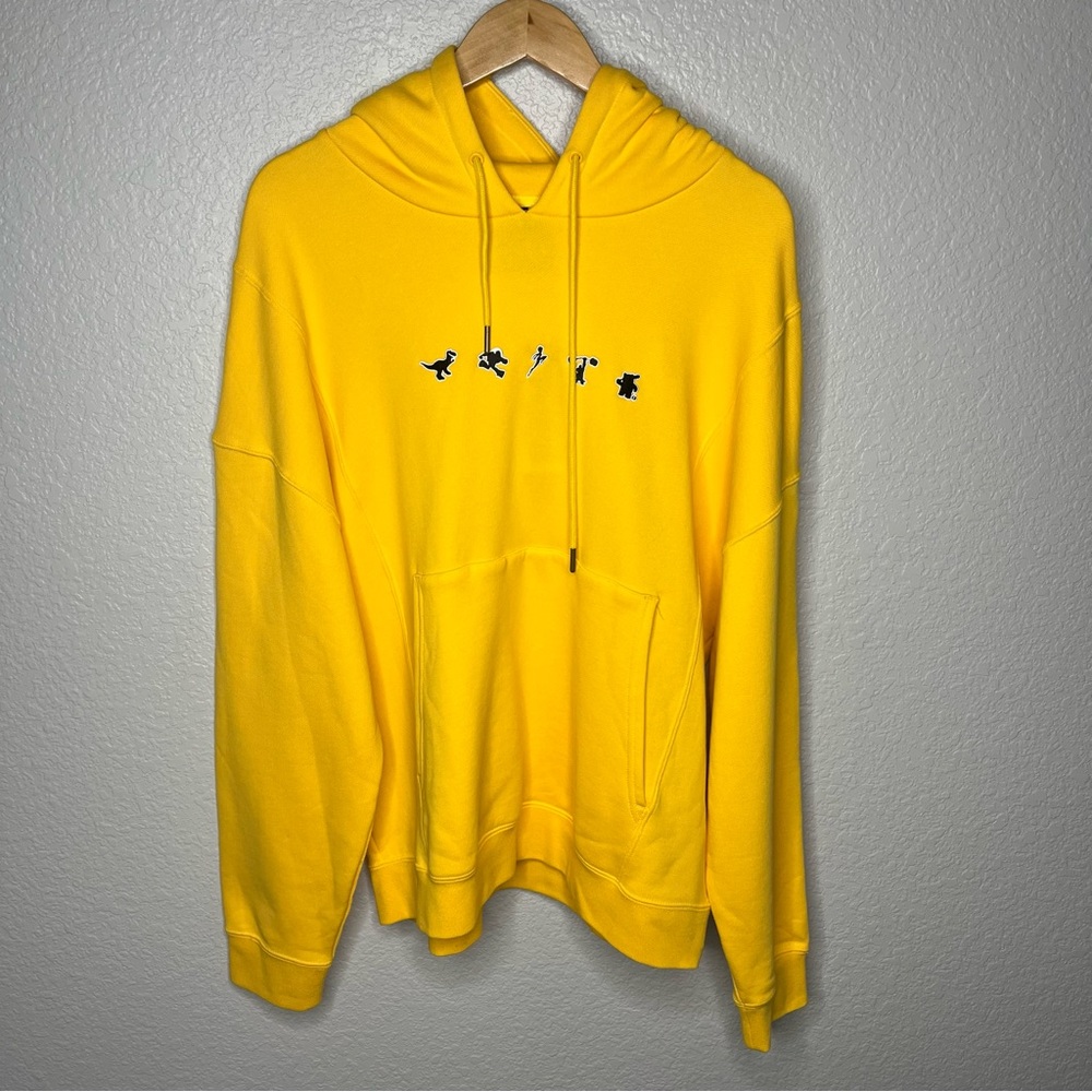 NWT New Adidas x Disney Pixar Manga SW Hoodie Unisex Yellow Gold Large Toy Story